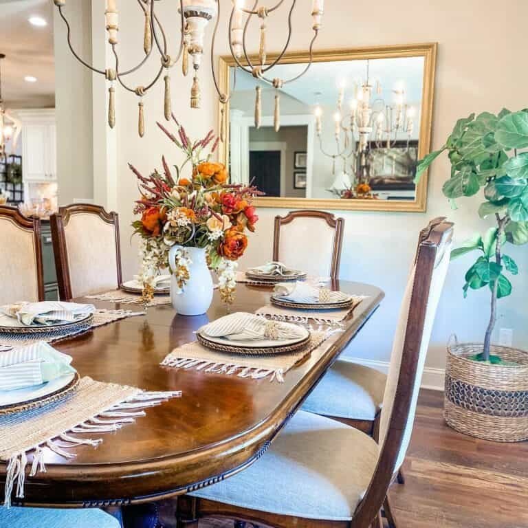 Elegant Fall Table Decor