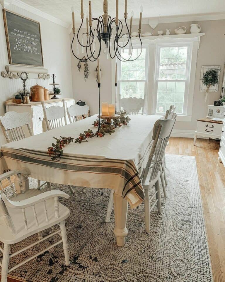 Elegant Fall Table Setup
