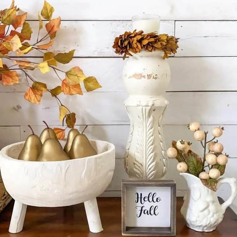Fall Accent Table Details