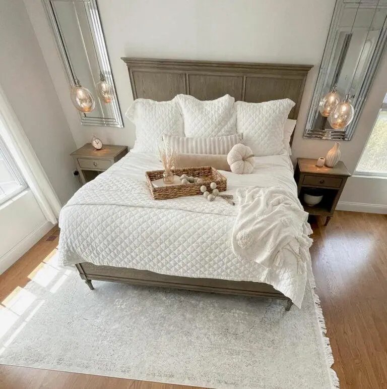 Fall Bed Tray Decor Ideas