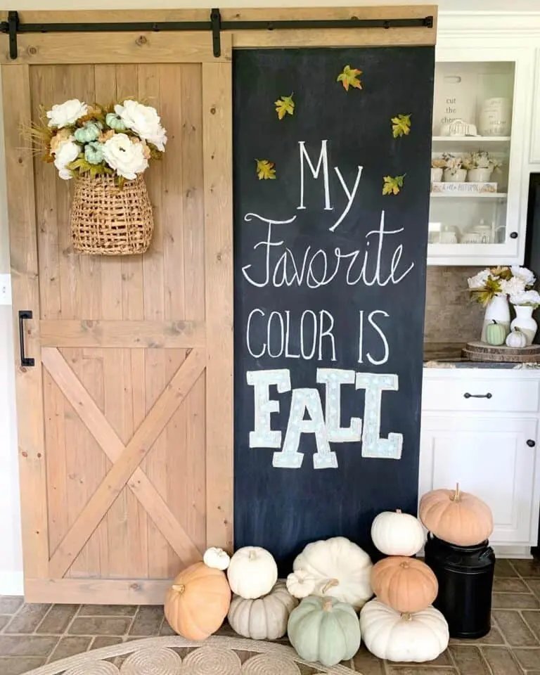 Fall Chalkboard Decor Ideas