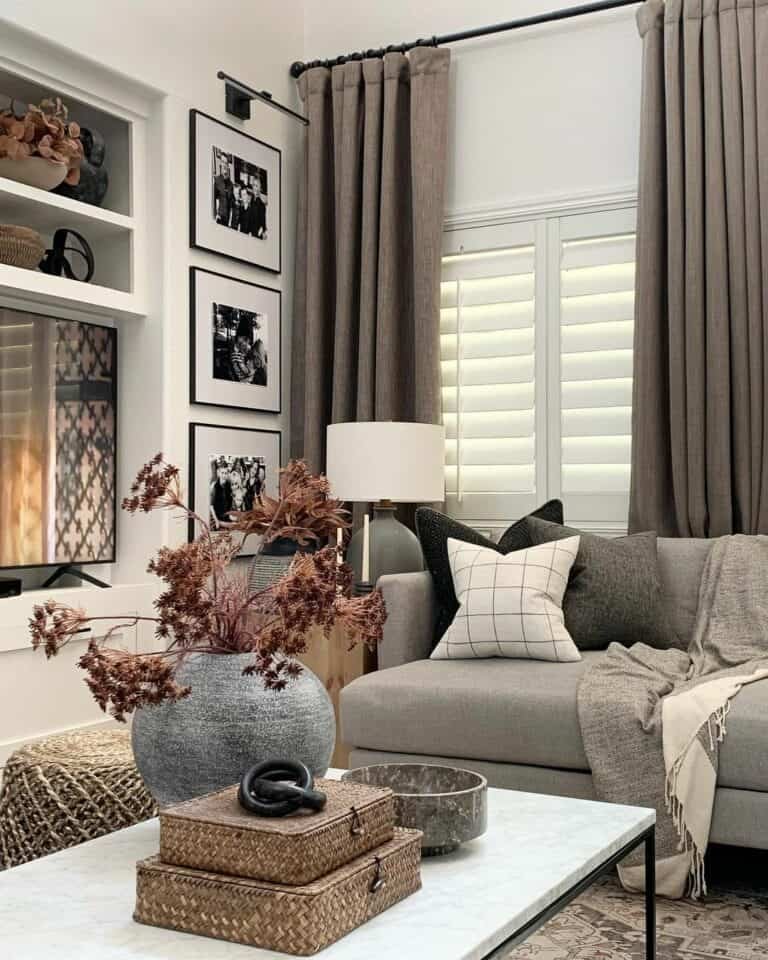 Fall Coffee Table Styling