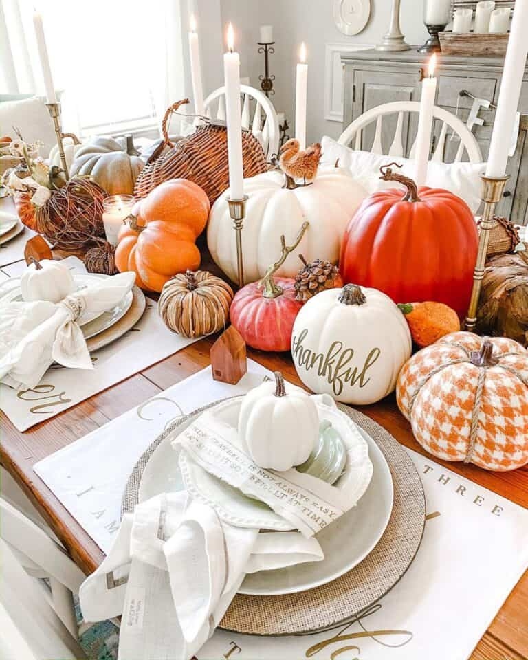 Fall Dining Table Decor