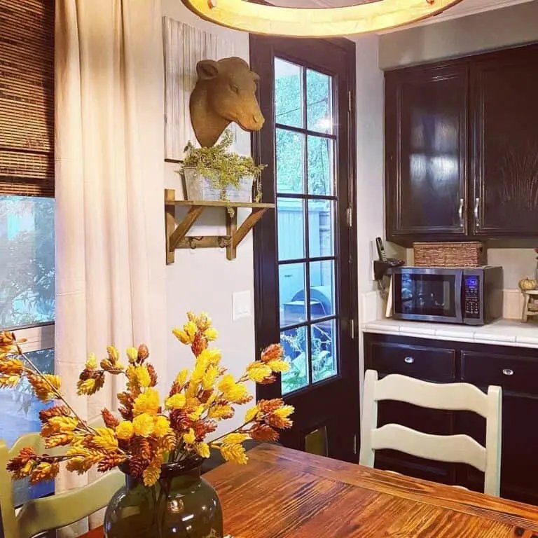 Fall Floral Kitchen Makeover