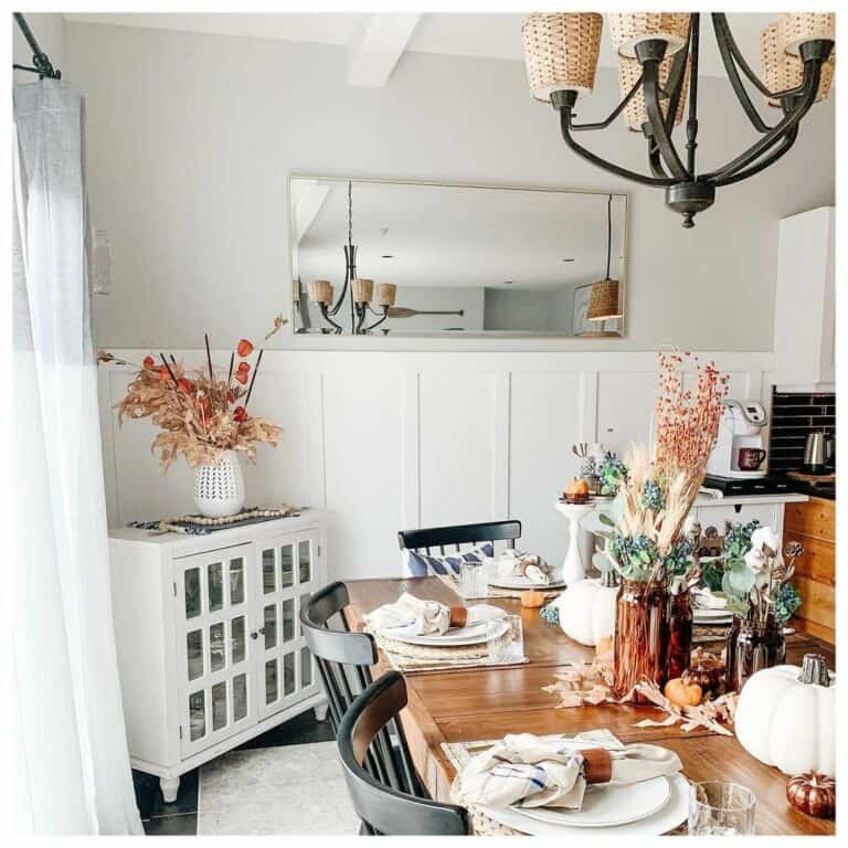 Fall-Inspired Dining Room Décor