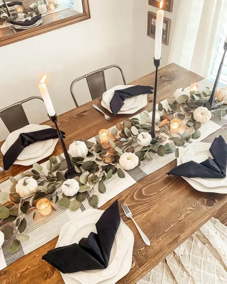 Fall-Inspired Dining Table Decor