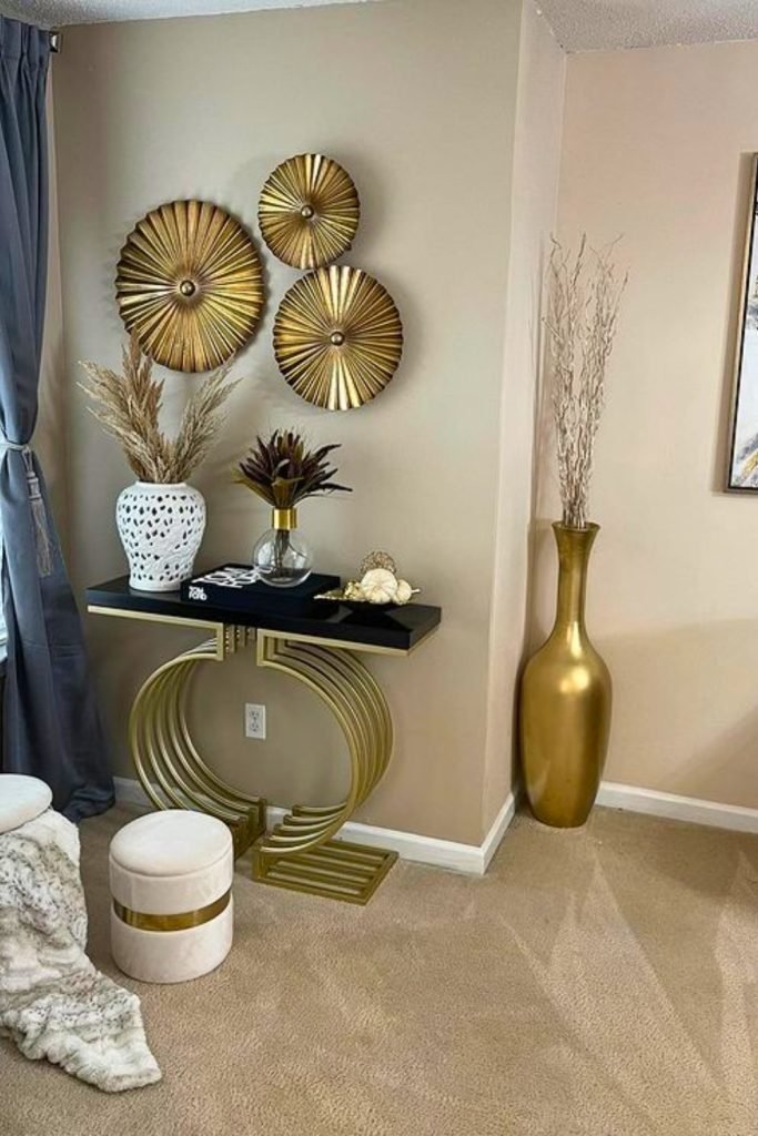 Fall Metallic Decor Ideas