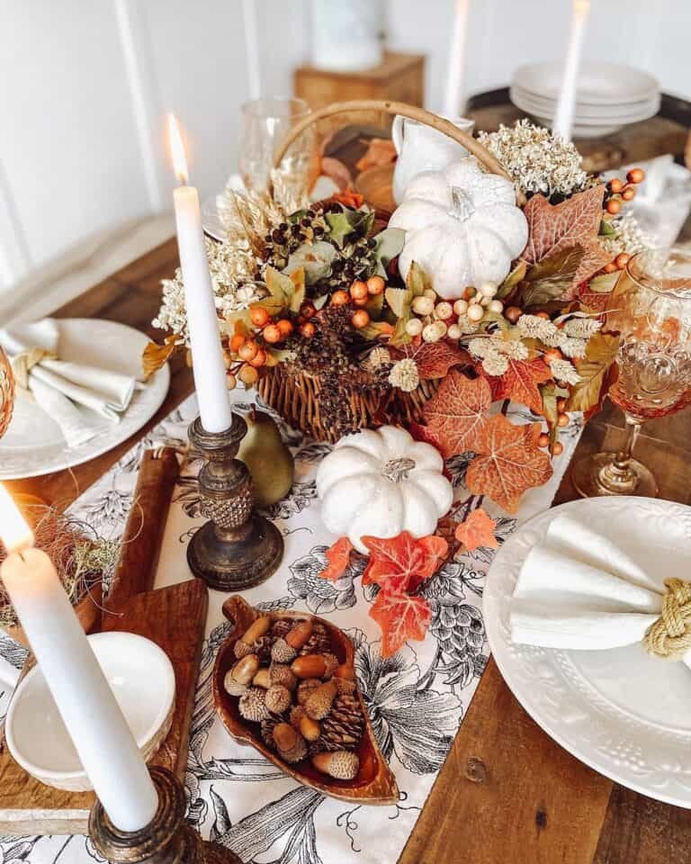 Fall Rustic Centerpiece Design