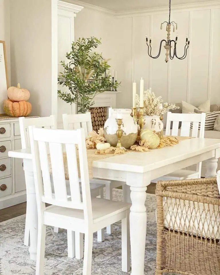 Fall-Themed Dining Table Decor
