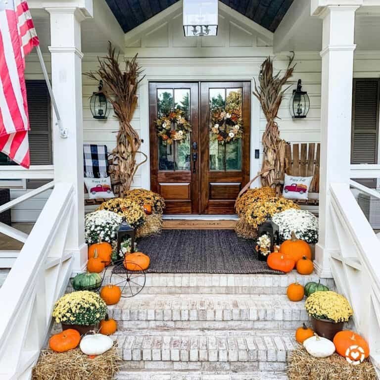 Farmhouse Double Door with Glass