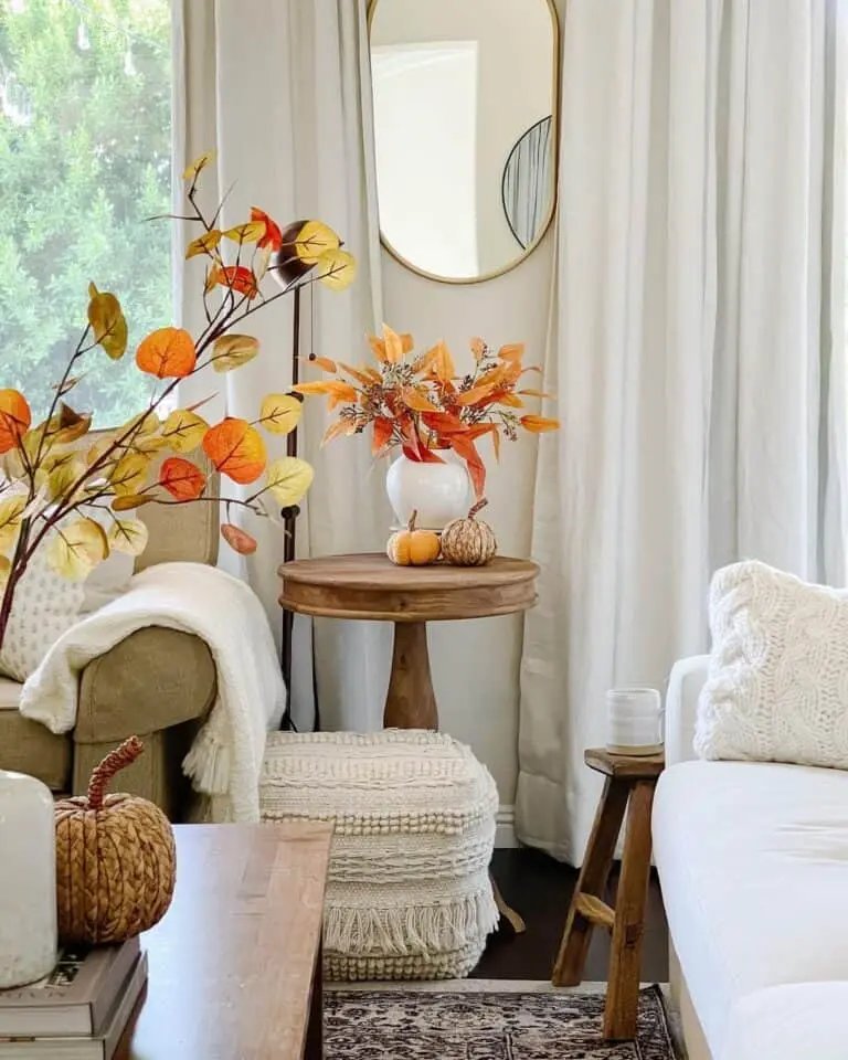 Farmhouse Fall Living Room Decor