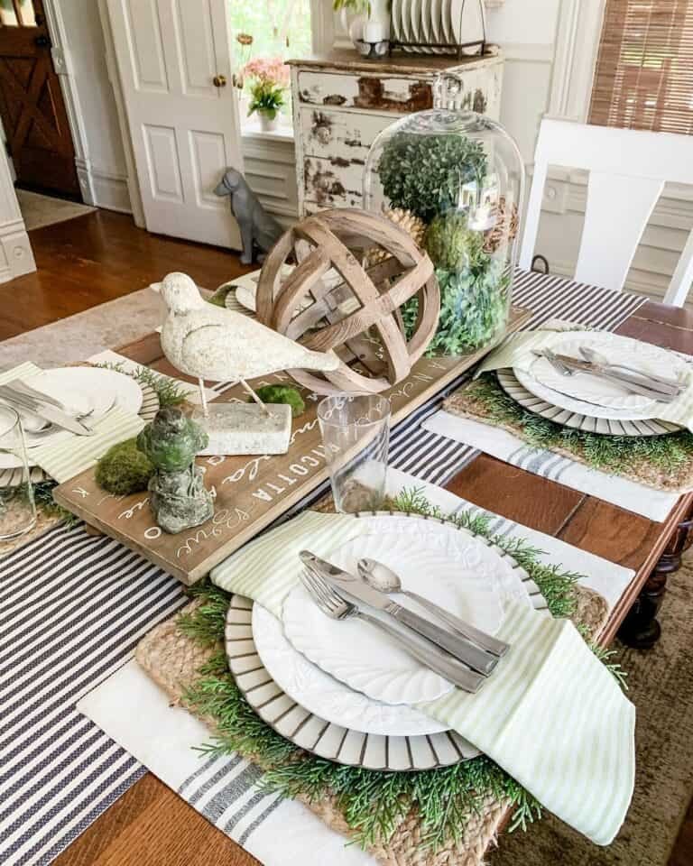 Farmhouse Summer Table Decor