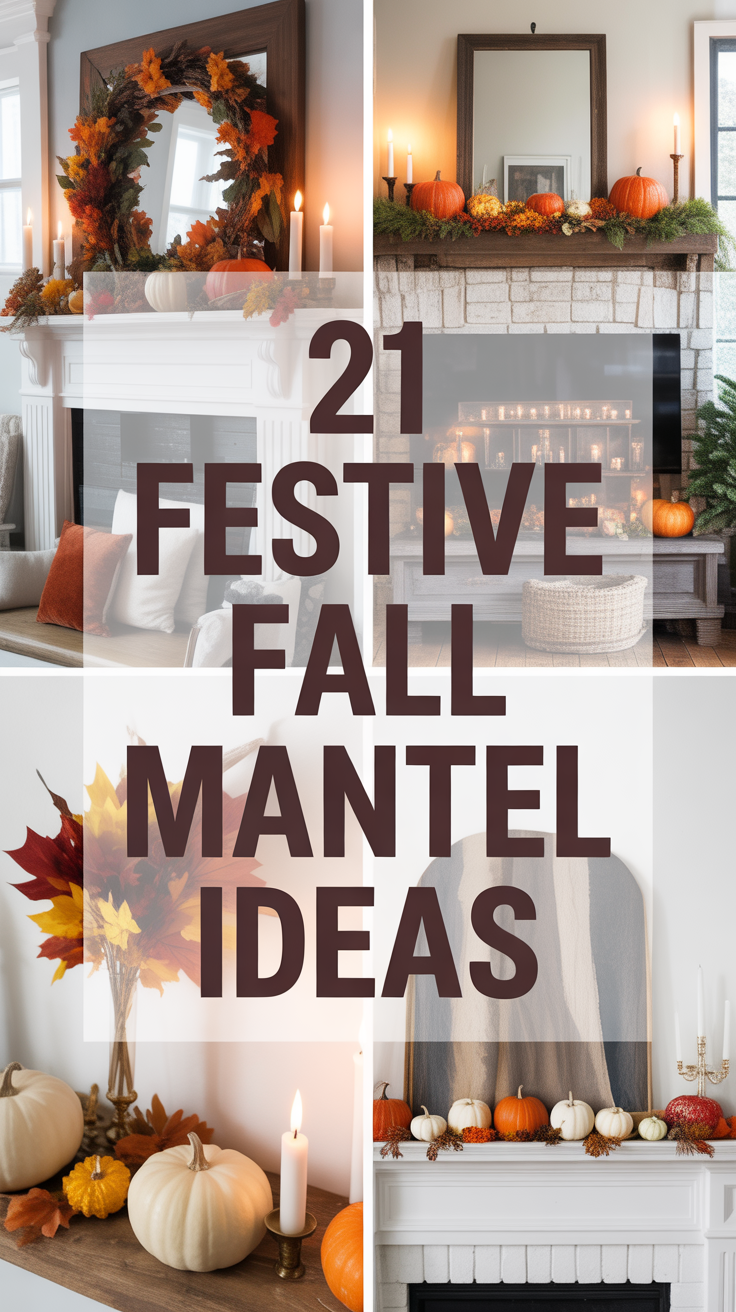 festive-fall-mantel-decor-ideas