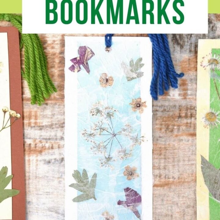 Flower-Pressed Bookmarks