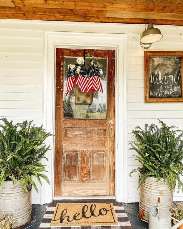 Fourth of July Door Decor