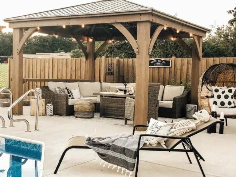 Gazebo and Pool Area