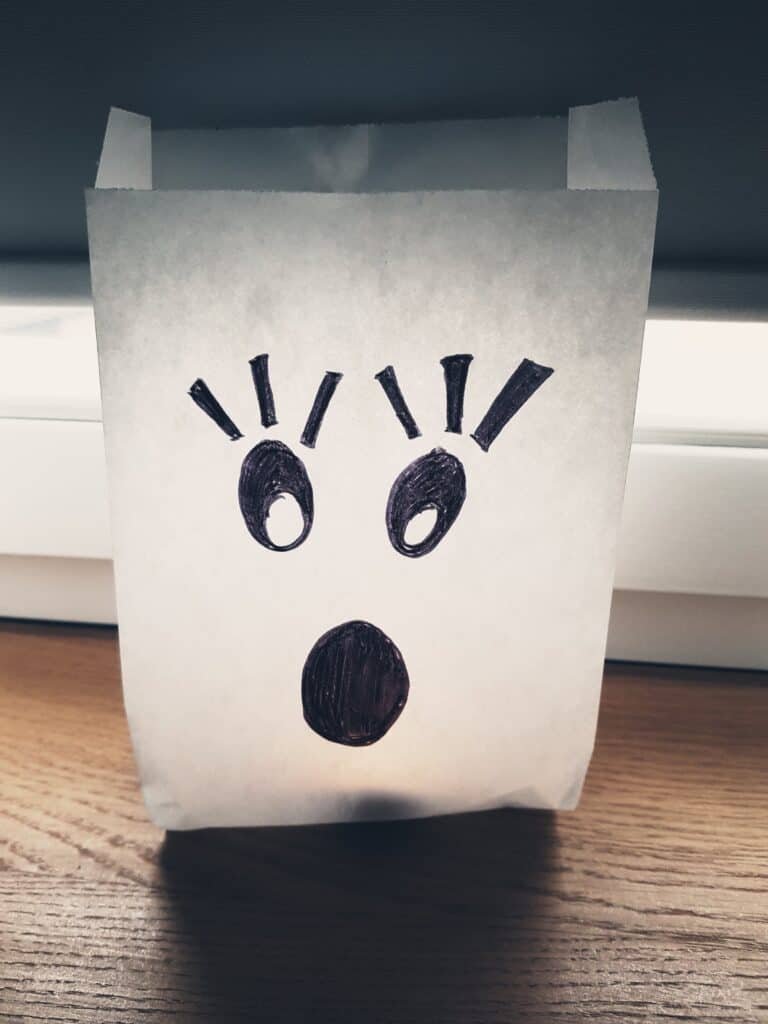 Ghost Paper Luminaries