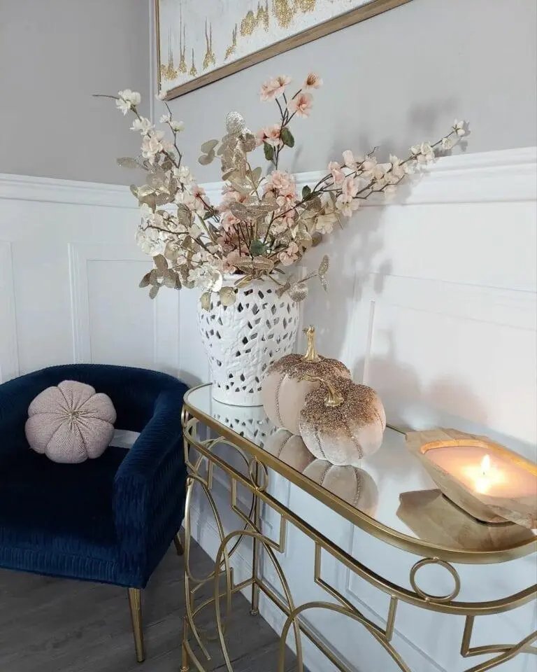 Glamorous Corner Table Decor
