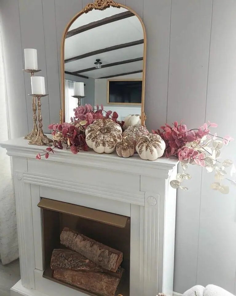 Glamorous Pink Pumpkin Decor