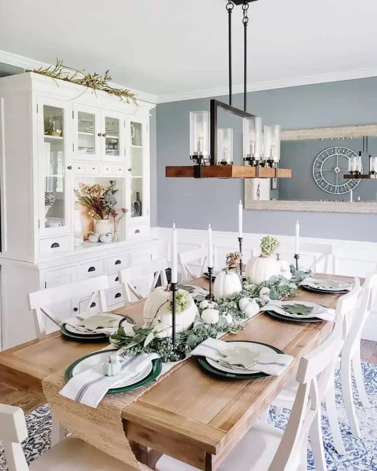 Gray and White Kitchen Decor
