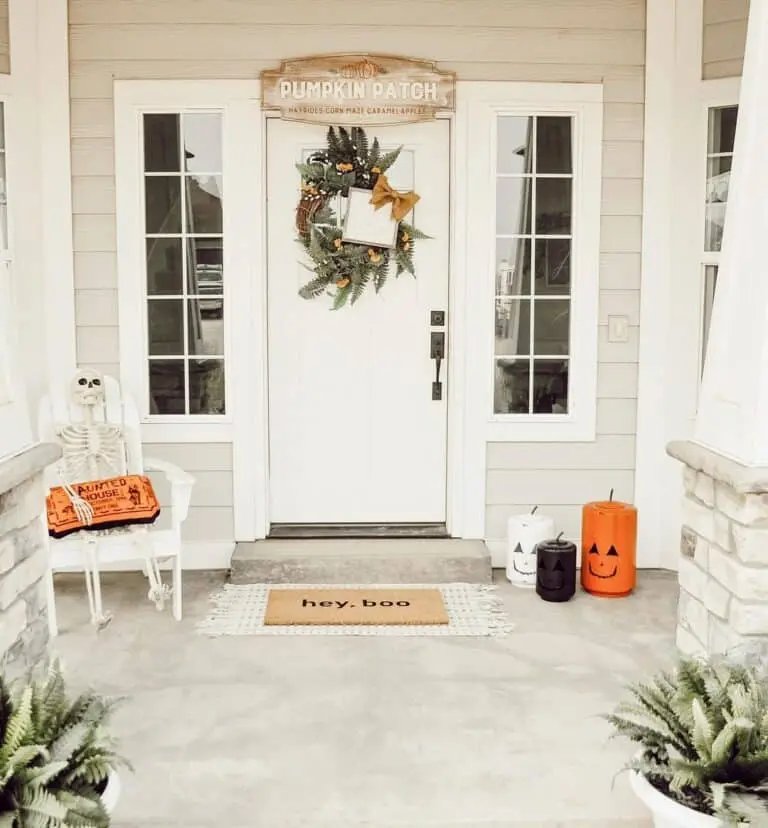 Halloween Decor for Front Door