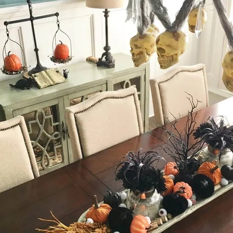 Halloween Pumpkin Table Decor