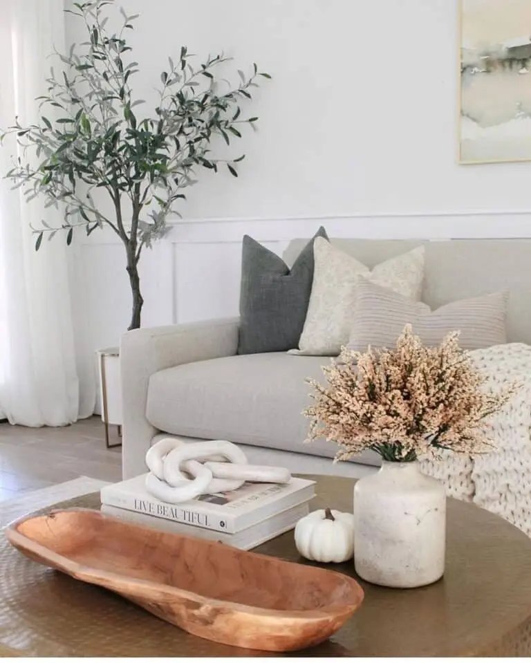 Hammered Metal Table Decor