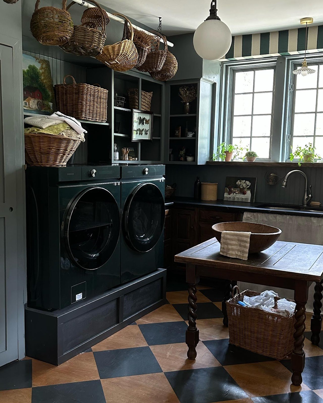 Heritage-Inspired Laundry Design