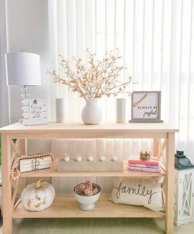 Joyful Console Table Decor