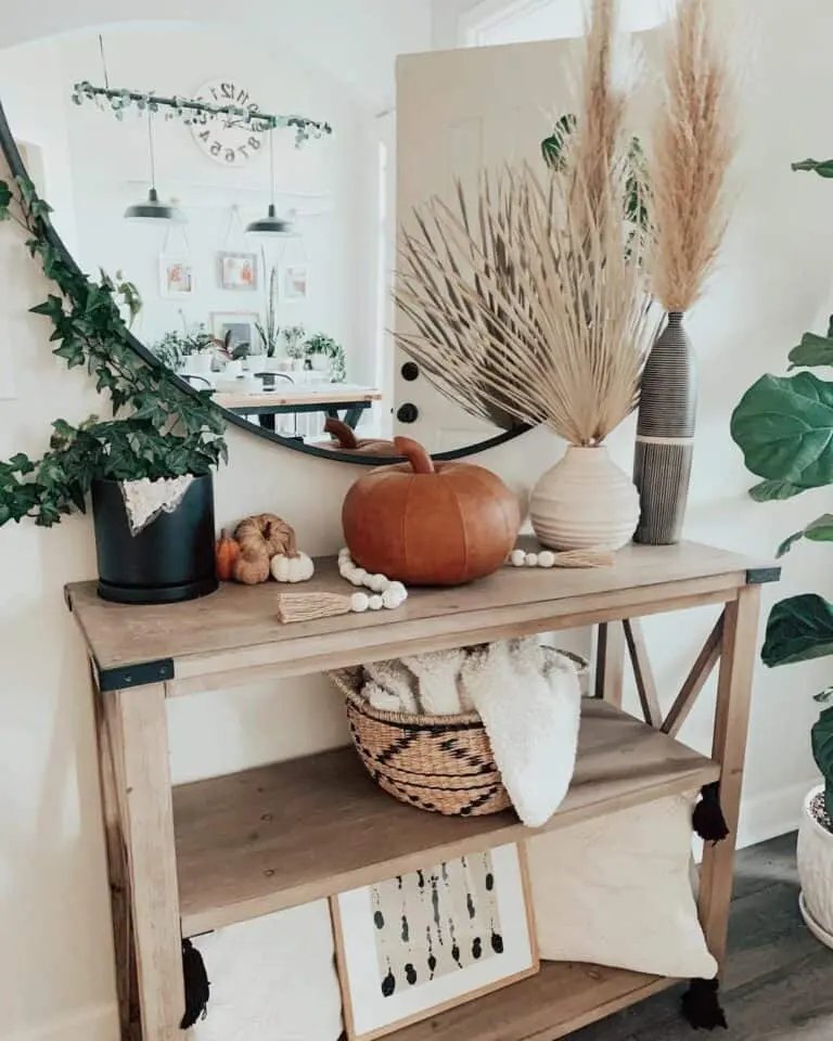 Large Circular Mirror Decor