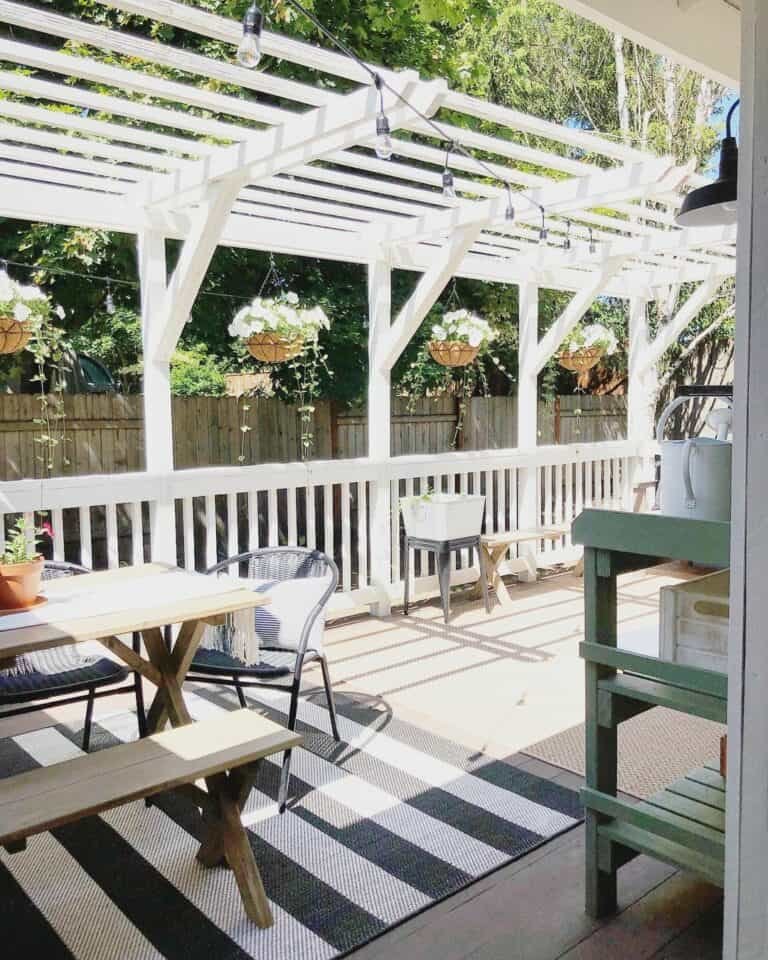 Large Deck with Canopy