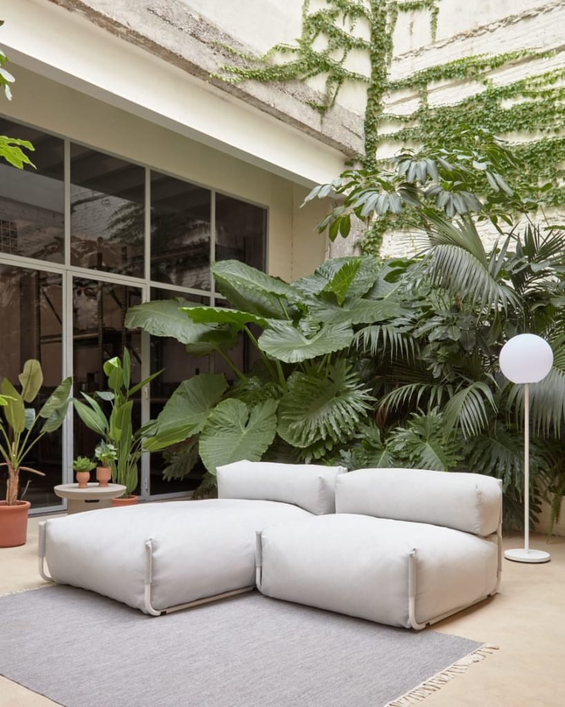 Lush Courtyard Relaxation Space