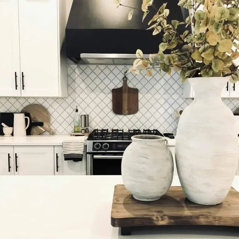 Modern Fall Kitchen Island Decor