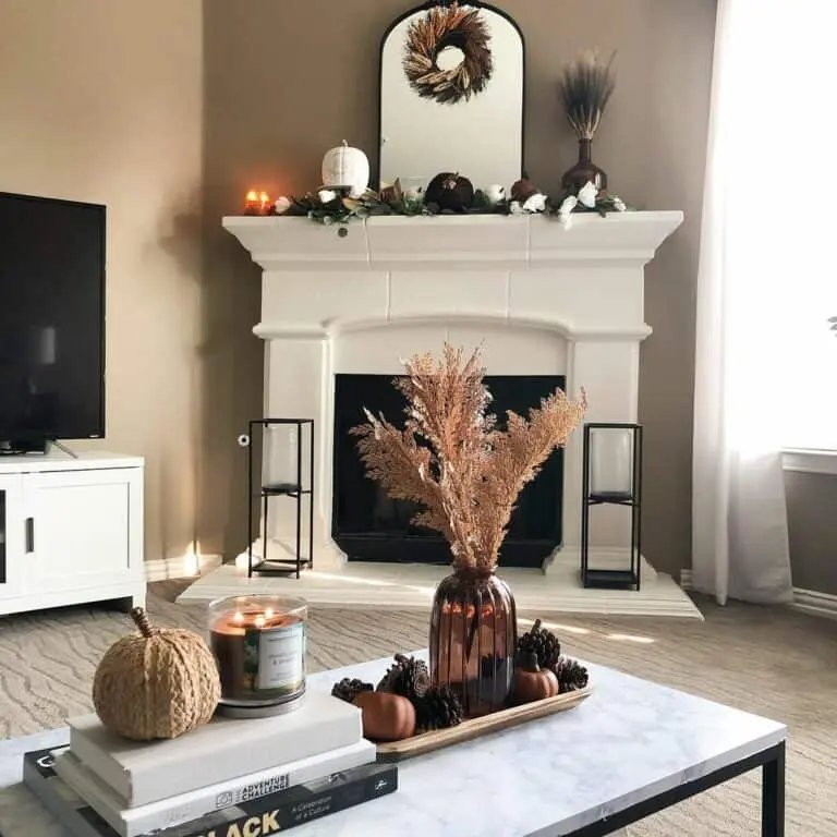 Modern Fall Living Room Decor