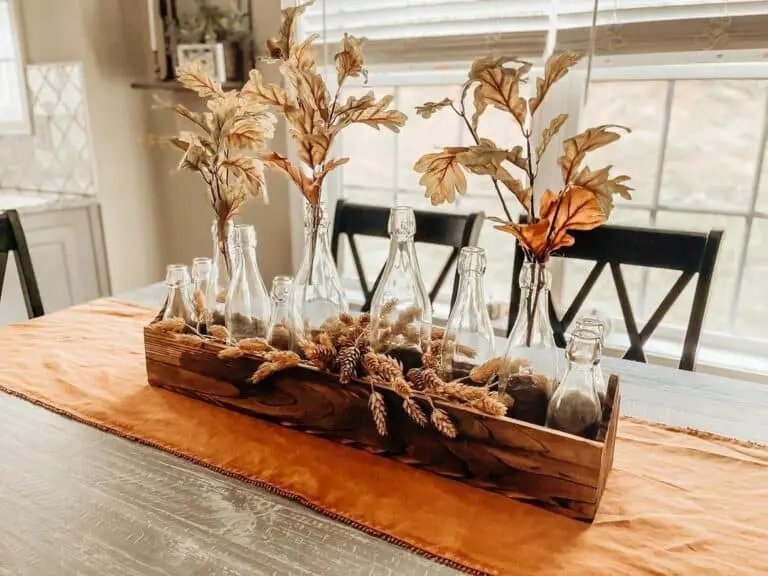 Natural Autumn Table Centerpiece