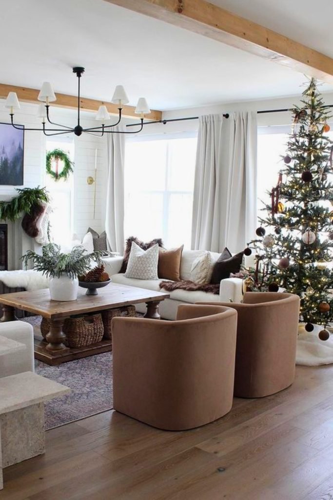 Neutral Fall Living Room Decor