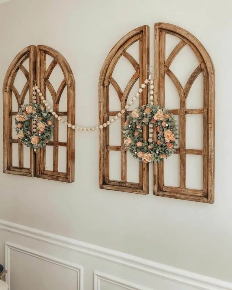 Orange Flower Spring Wreaths