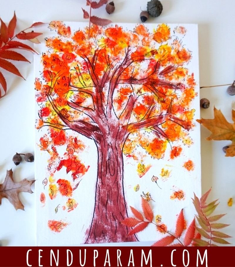 Painting Fall Trees