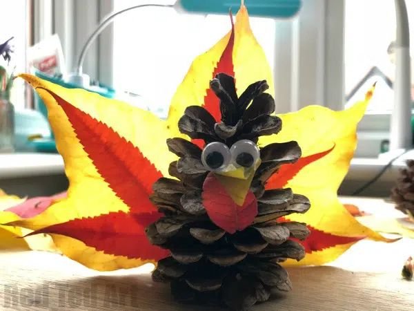Pine Cone Turkey Craft