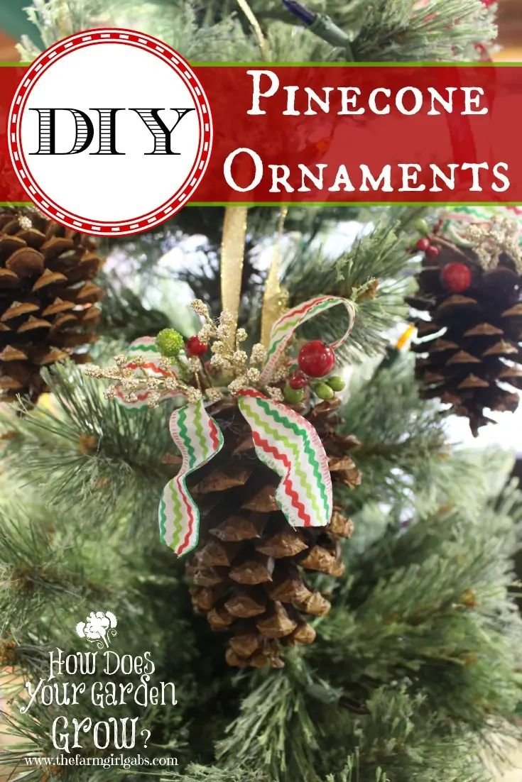 Pinecone Christmas Ornaments