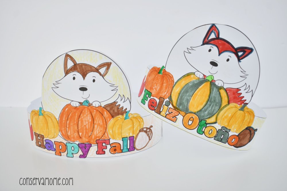 Printable Fox Hat Craft