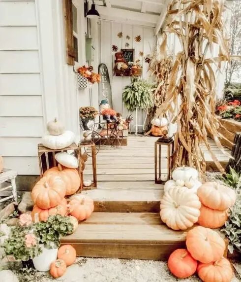 Pumpkin Porch Decor Ideas