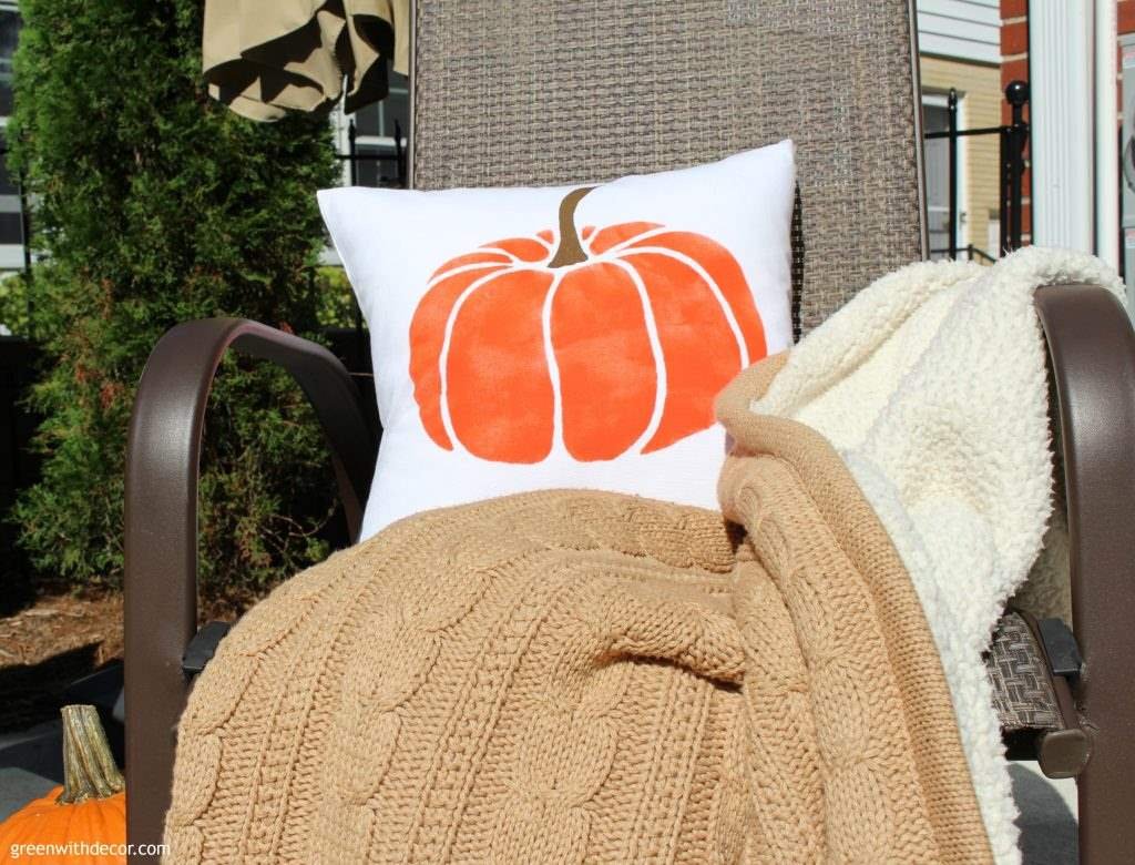 Pumpkin Throw Pillow Craft