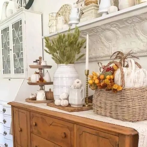 Pumpkins and Berry Decorations