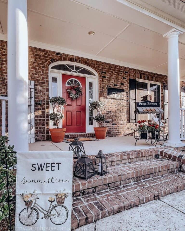 Red Brick Porch Ideas