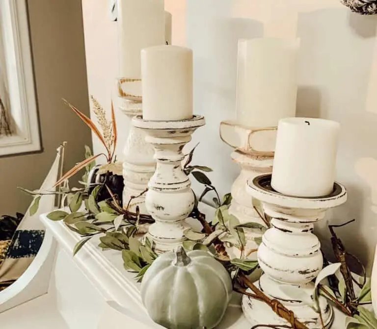 Rustic Candle Holders Decor