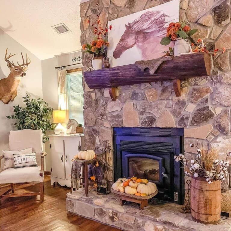 Rustic Fall Living Room Decor
