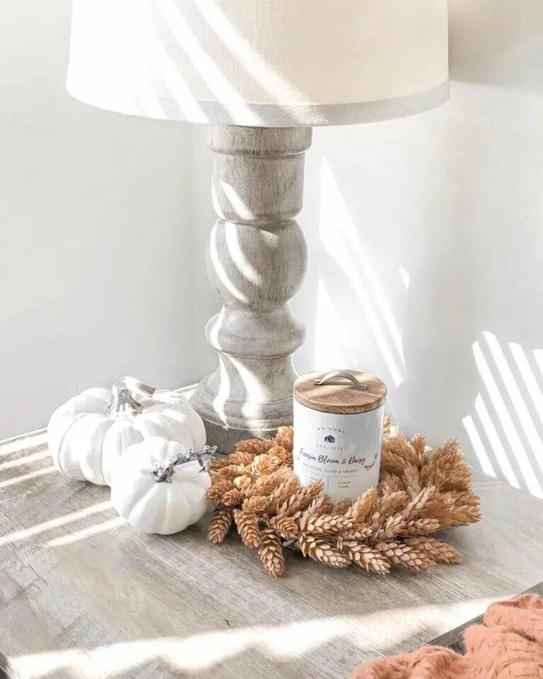 Rustic October Corner Table