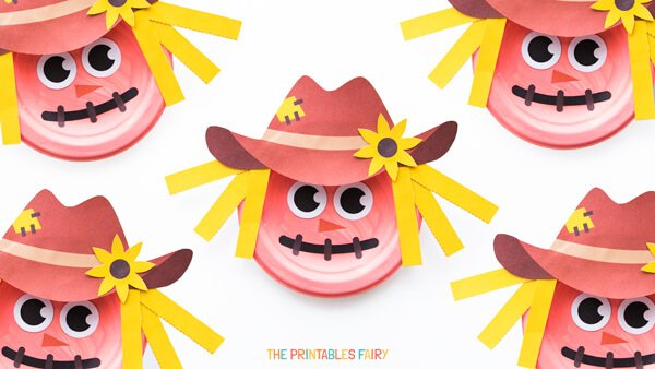 Scarecrow Craft with Plates