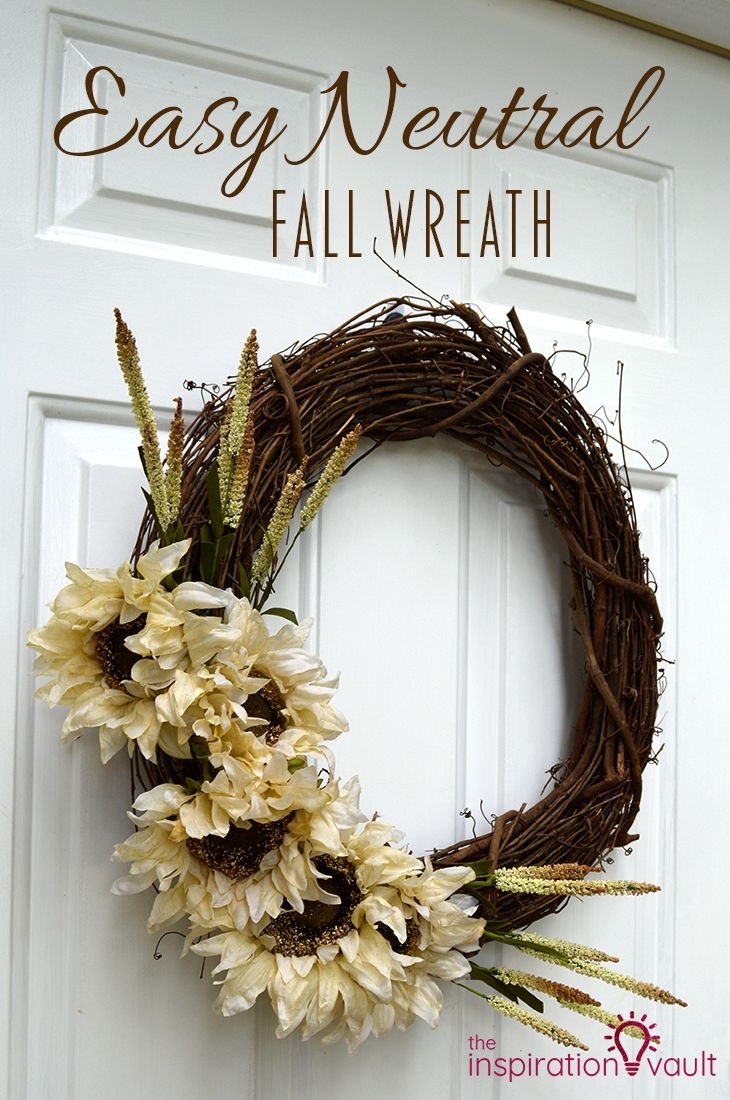 Simple Neutral Fall Wreath